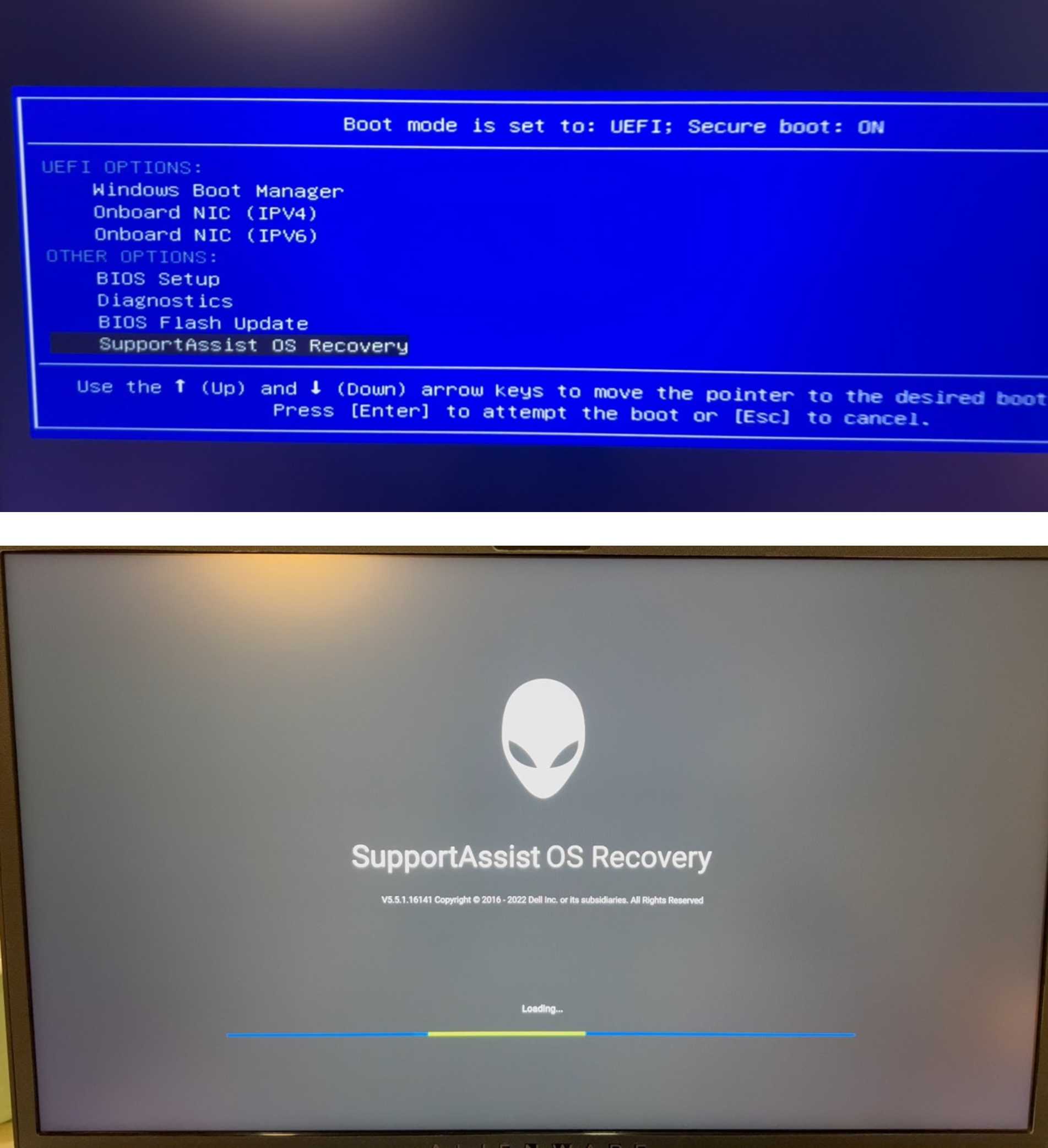 戴尔/外星人,dell/Alienware系统恢复 SupportAssist OS Recovery重建保姆级教程