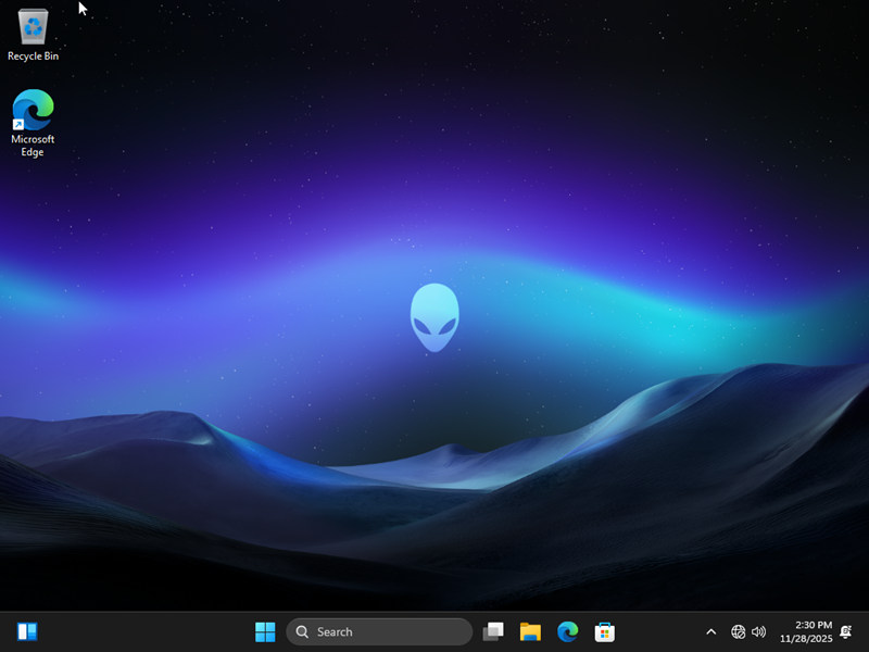 DELL外星人Alienware 18 Area-51 AA18250 Win11英文版 原厂系统 Image隐藏分区提取安装包